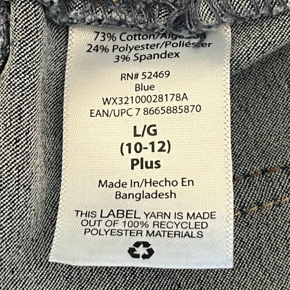 Wonder Nation Jeans Girls 10/12 Jeggings Denim Blue Skinny Straight Leg - Picture 7 of 8